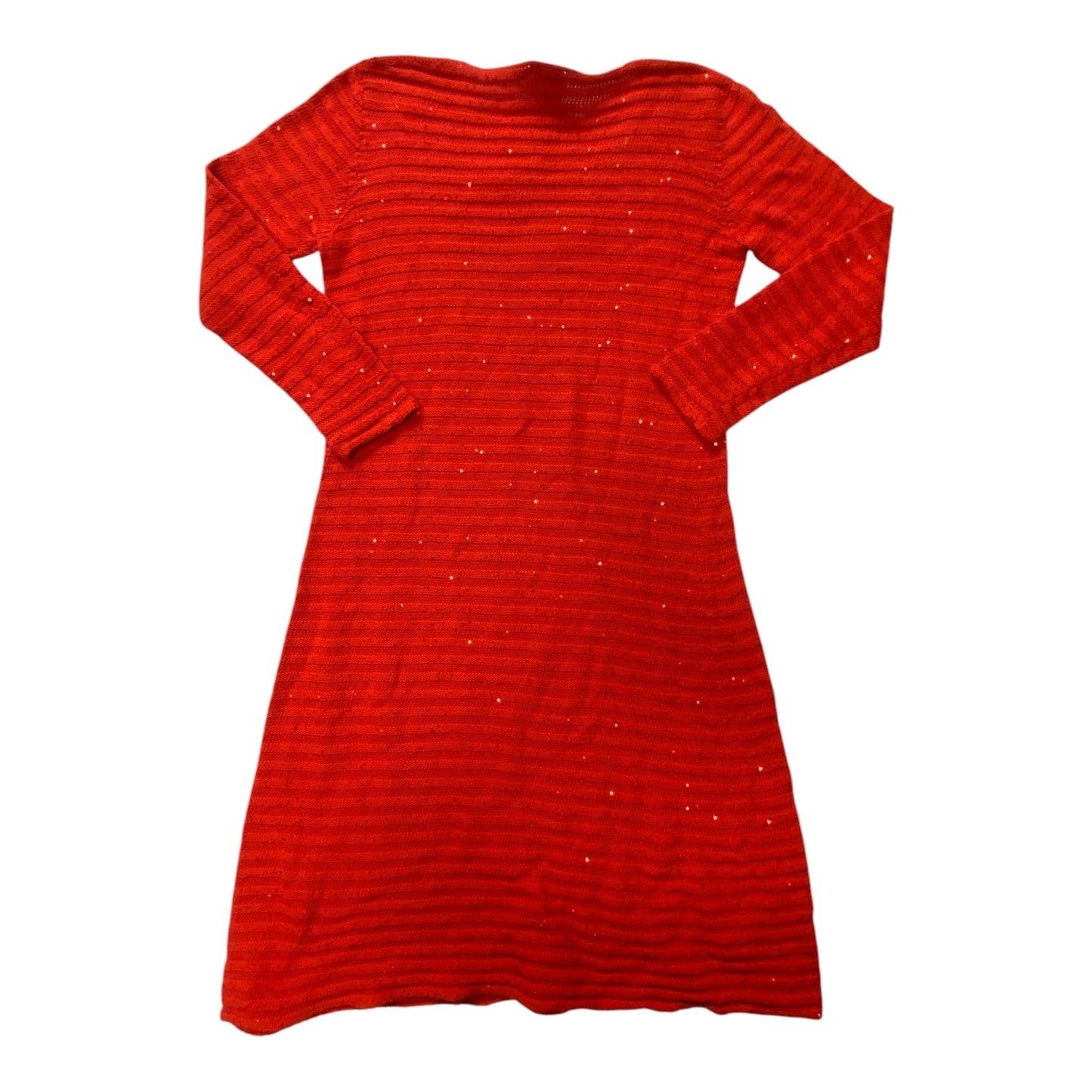 SWEATER Dress Designer By Armani Collezoni In Red, Size: 6