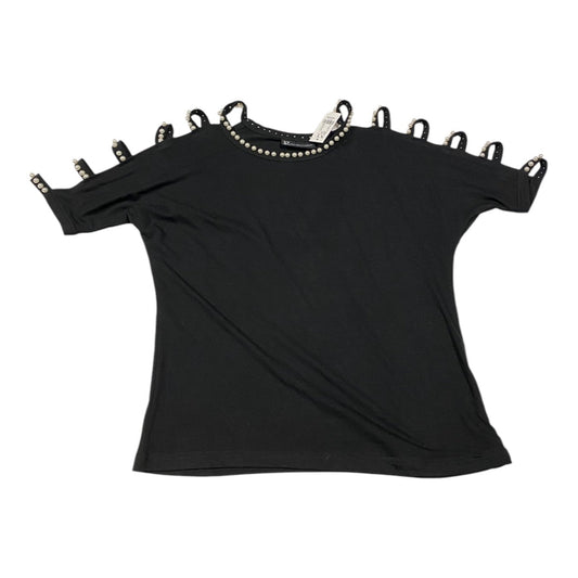 Top Short Sleeve By New York And Co In Black, Size: M