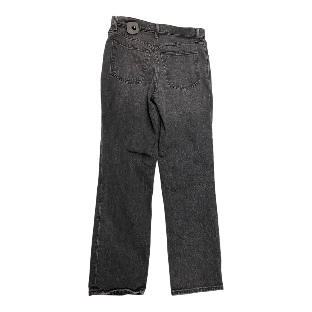 Jeans Straight By Abercrombie And Fitch In Black, Size: 6