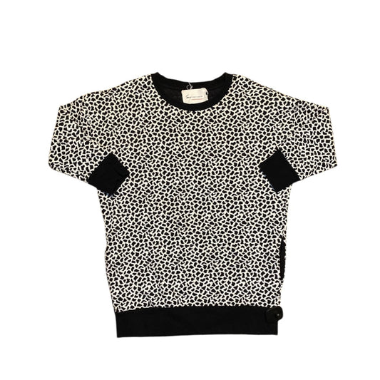 Top 3/4 Sleeve By Vince Camuto In Black & White, Size: Xs