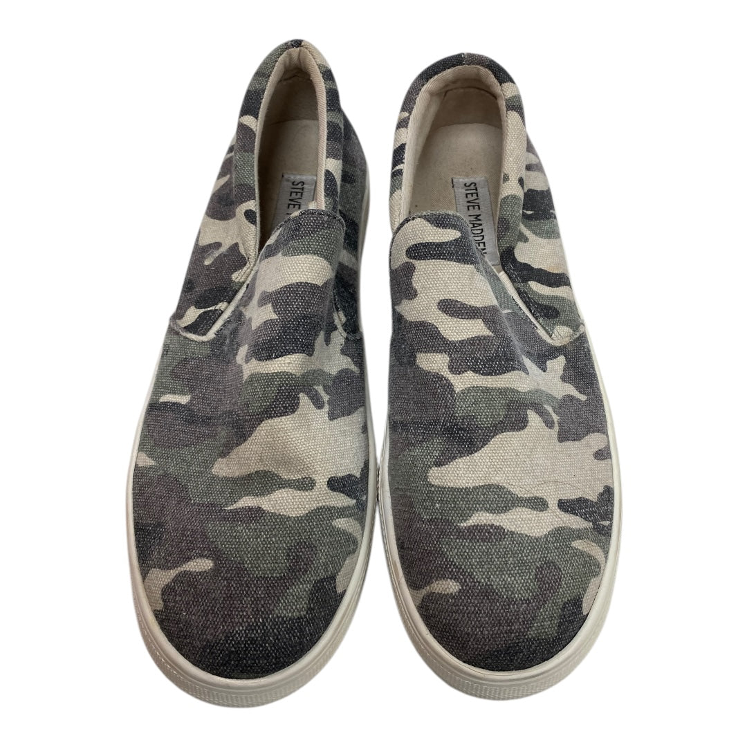 Shoes Sneakers By Steve Madden In Camouflage Print, Size: 8