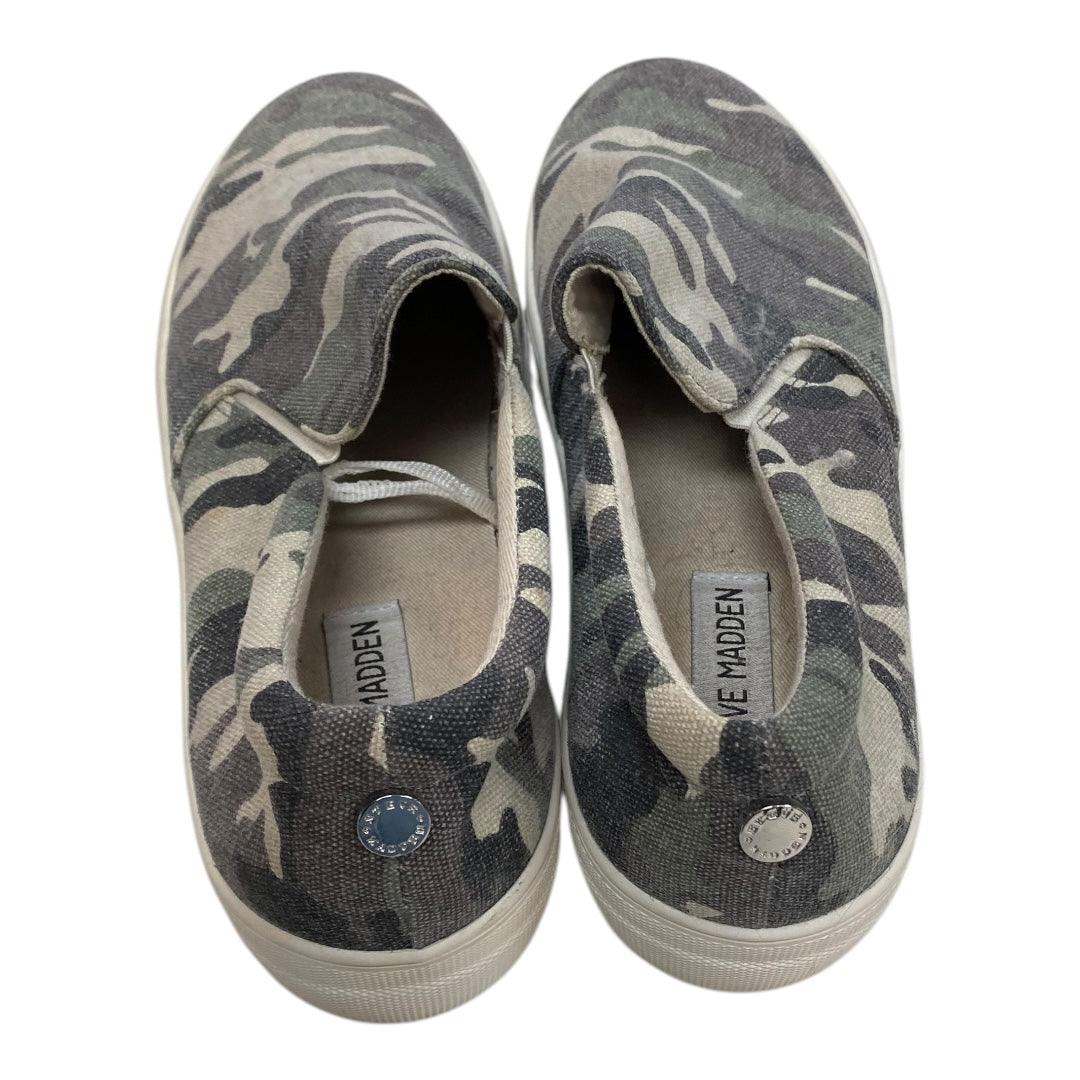 Shoes Sneakers By Steve Madden In Camouflage Print, Size: 8