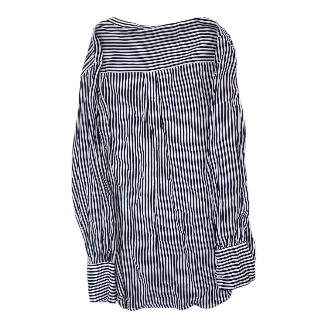 Top Long Sleeve By Gap In Striped Pattern, Size: M