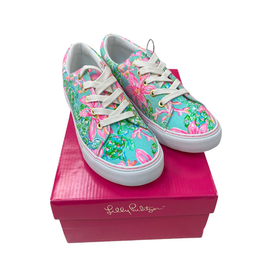 Shoes Designer By Lilly Pulitzer In Multi-colored, Size: 9