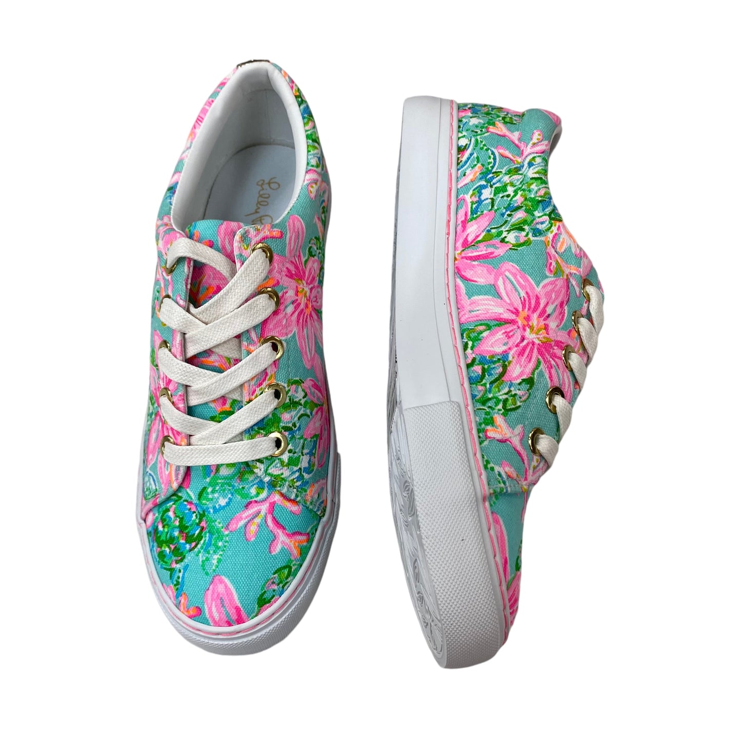 Shoes Designer By Lilly Pulitzer In Multi-colored, Size: 9