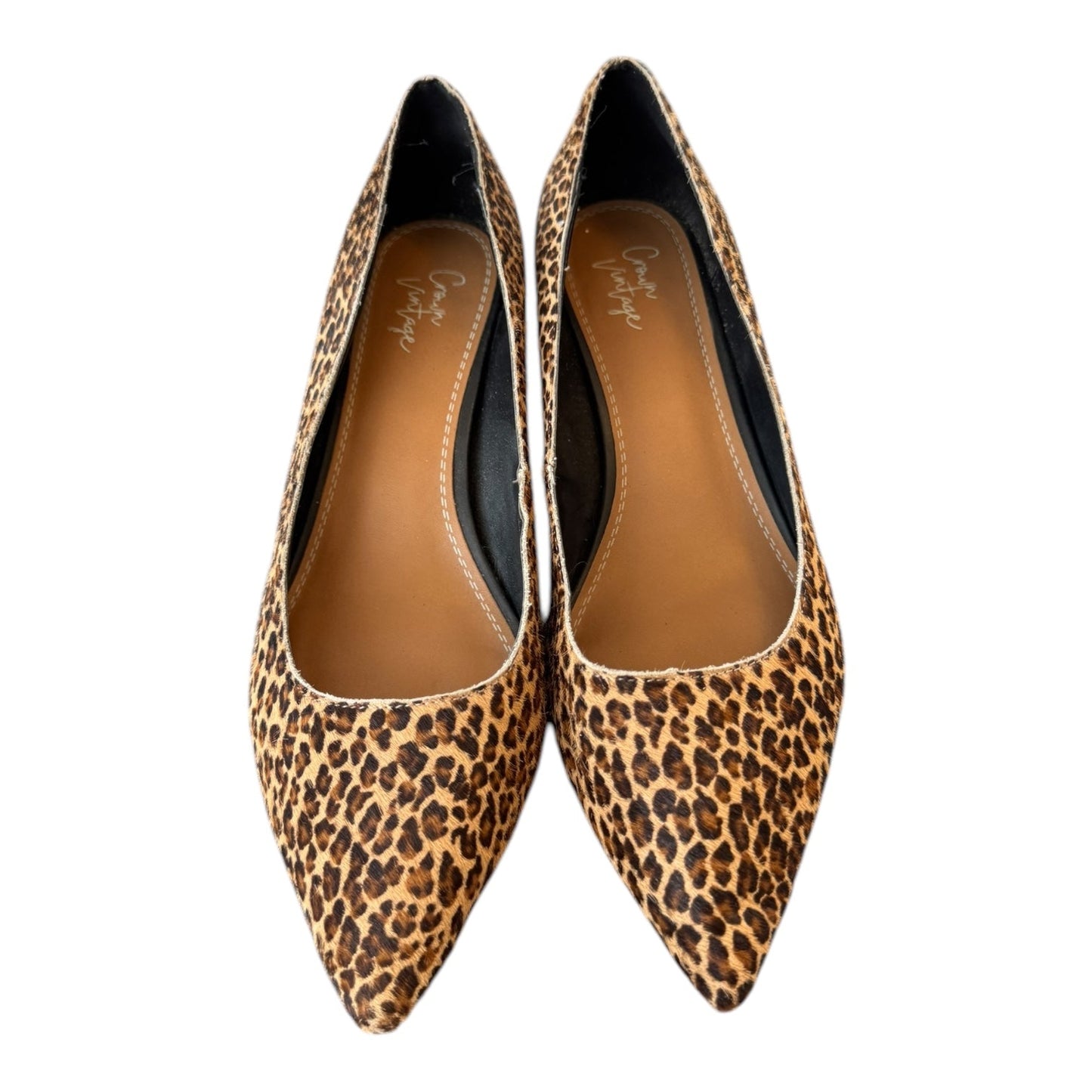 Shoes Heels Block By Crown Vintage In Animal Print, Size: 9