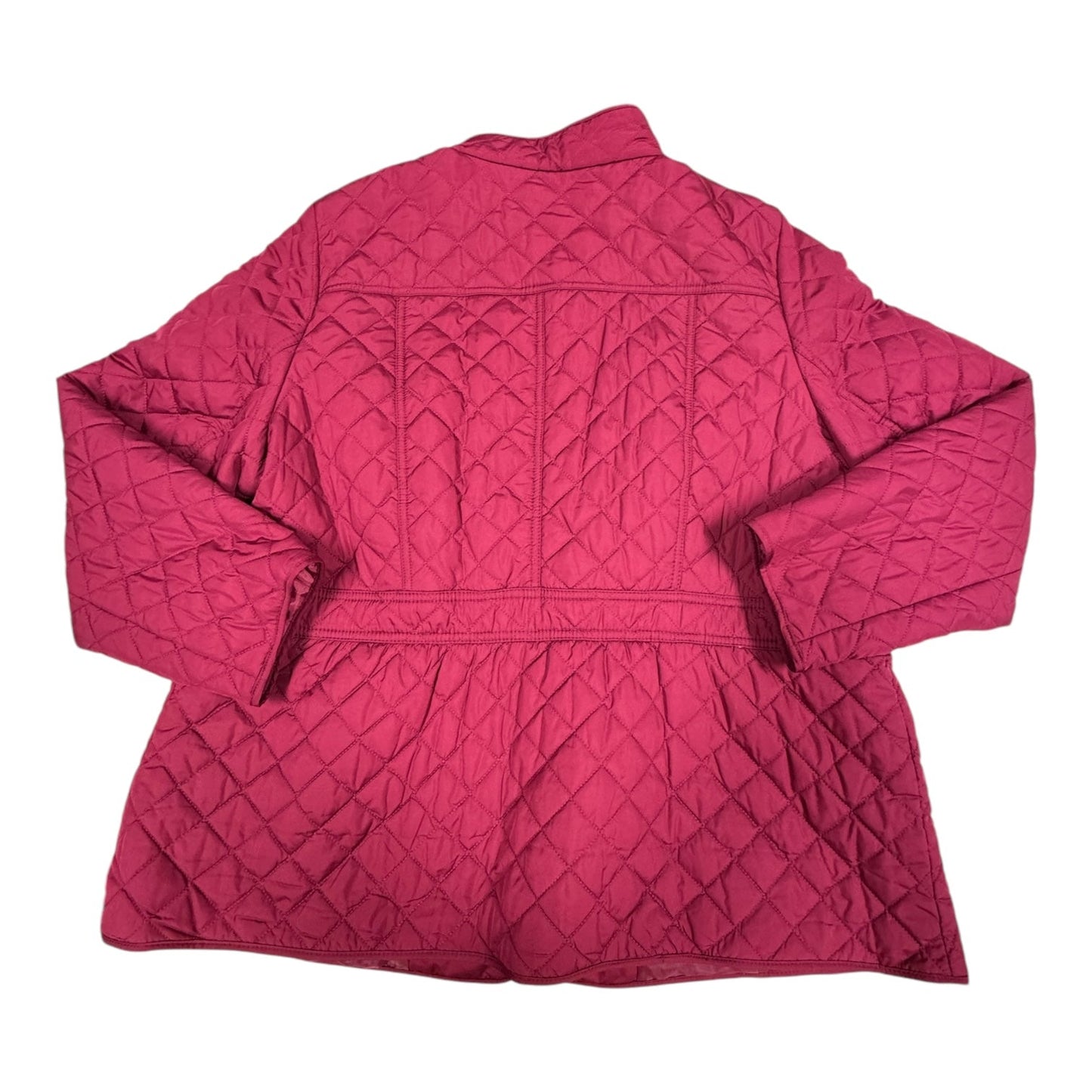 Jacket Puffer & Quilted By Talbots In Pink, Size: 2x