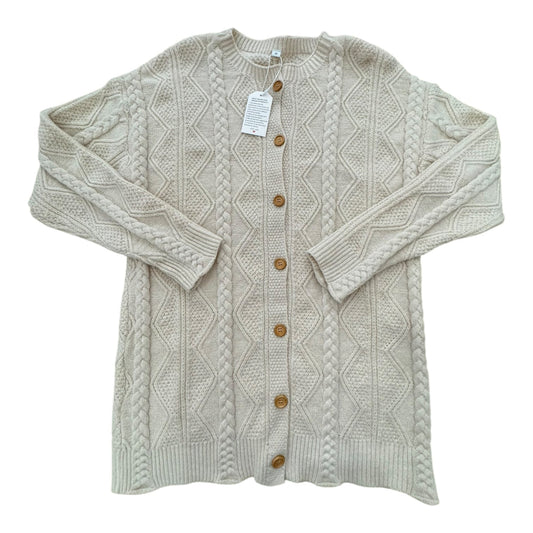 Sweater By Clothes Mentor In Cream, Size: M