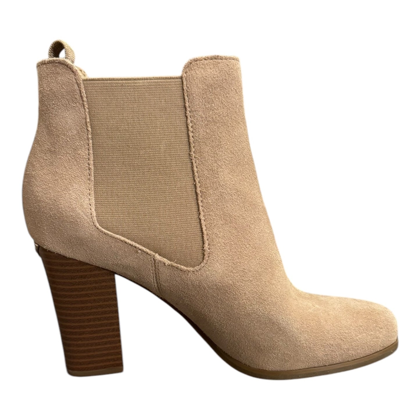 Boots Ankle Heels By Michael By Michael Kors In Taupe, Size: 6.5