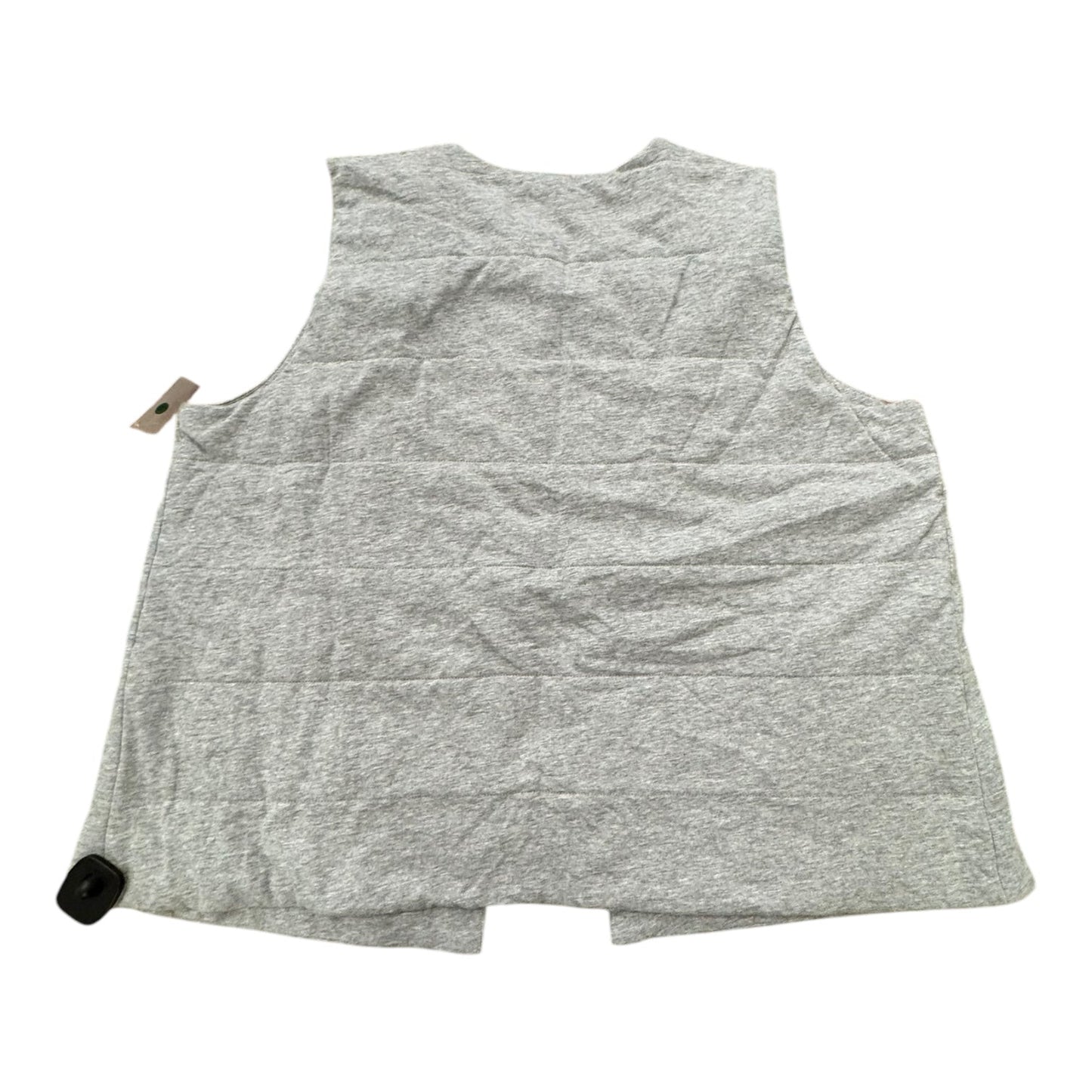 Vest Designer By Eileen Fisher In Grey, Size: Xl