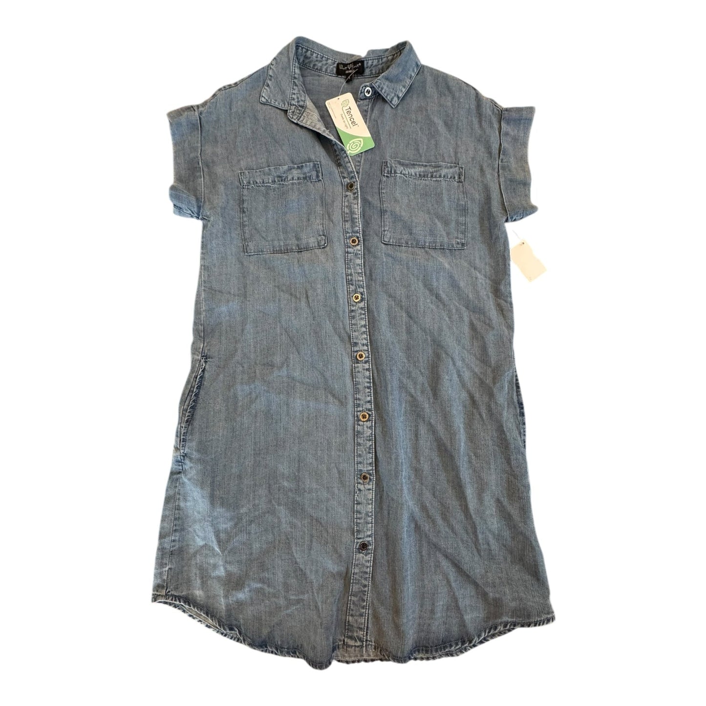 Dress Casual Short By Velvet Heart In Blue Denim, Size: S