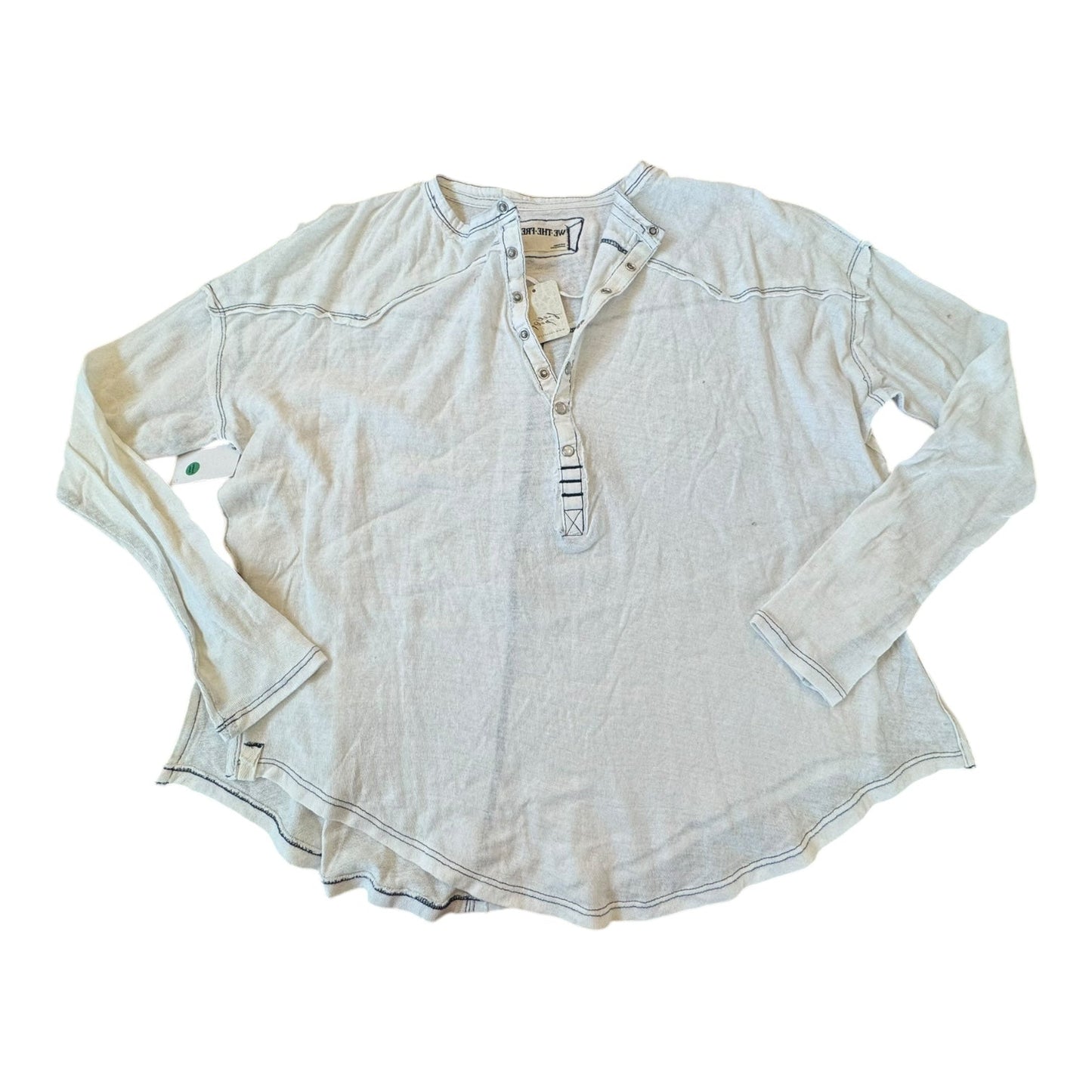 Top Long Sleeve By Free People In White, Size: Xs