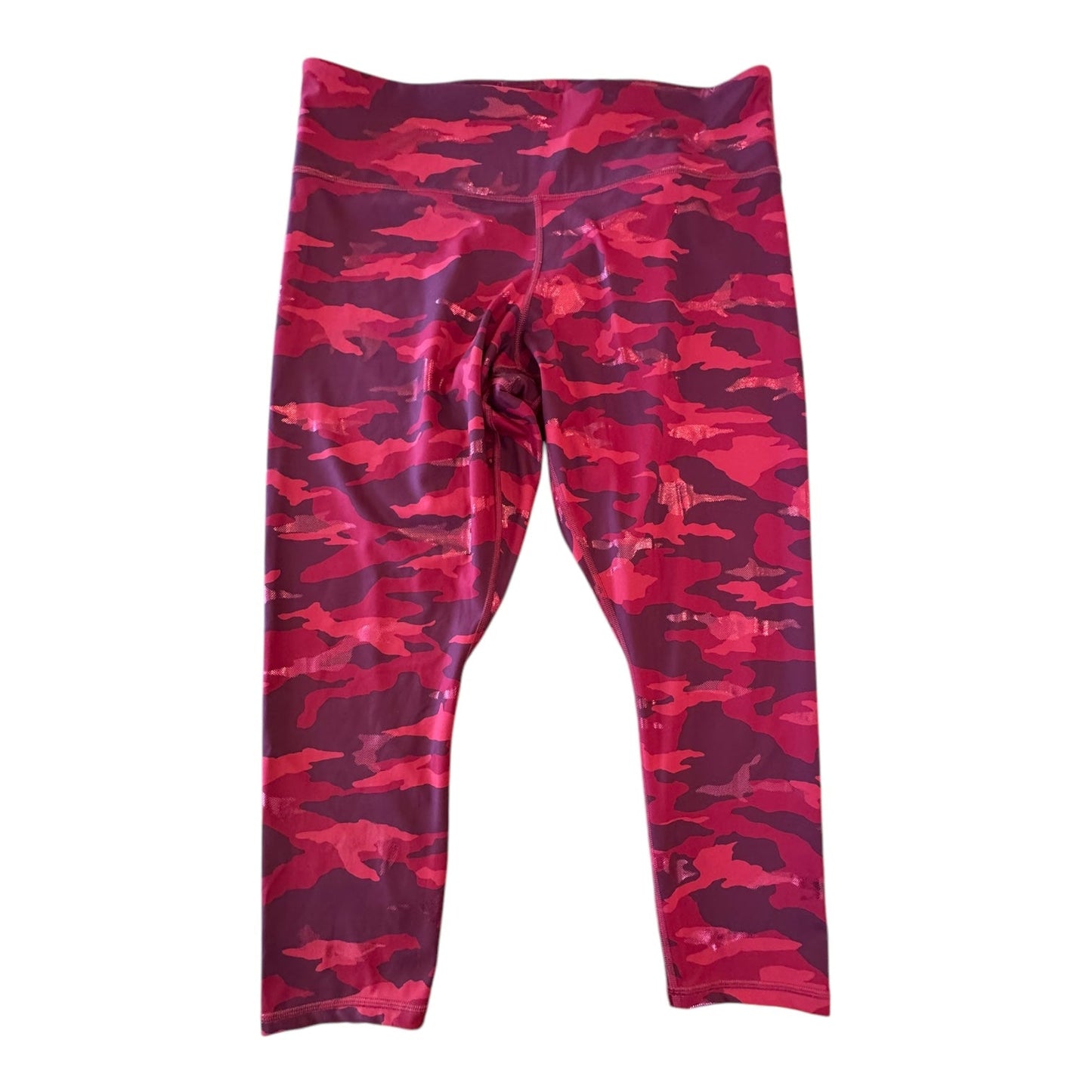 Athletic Capris By Athleta In Red, Size: 2x