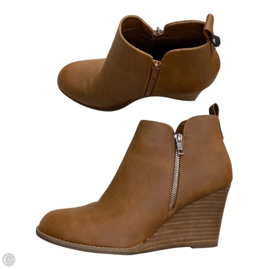 Boots Ankle Heels By Dolce Vita In Brown, Size: 10