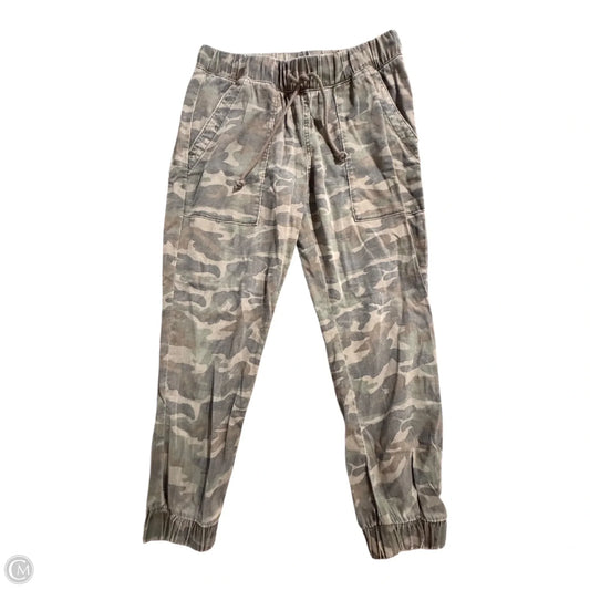 Pants Joggers By Bella Dahl In Camouflage Print, Size: S