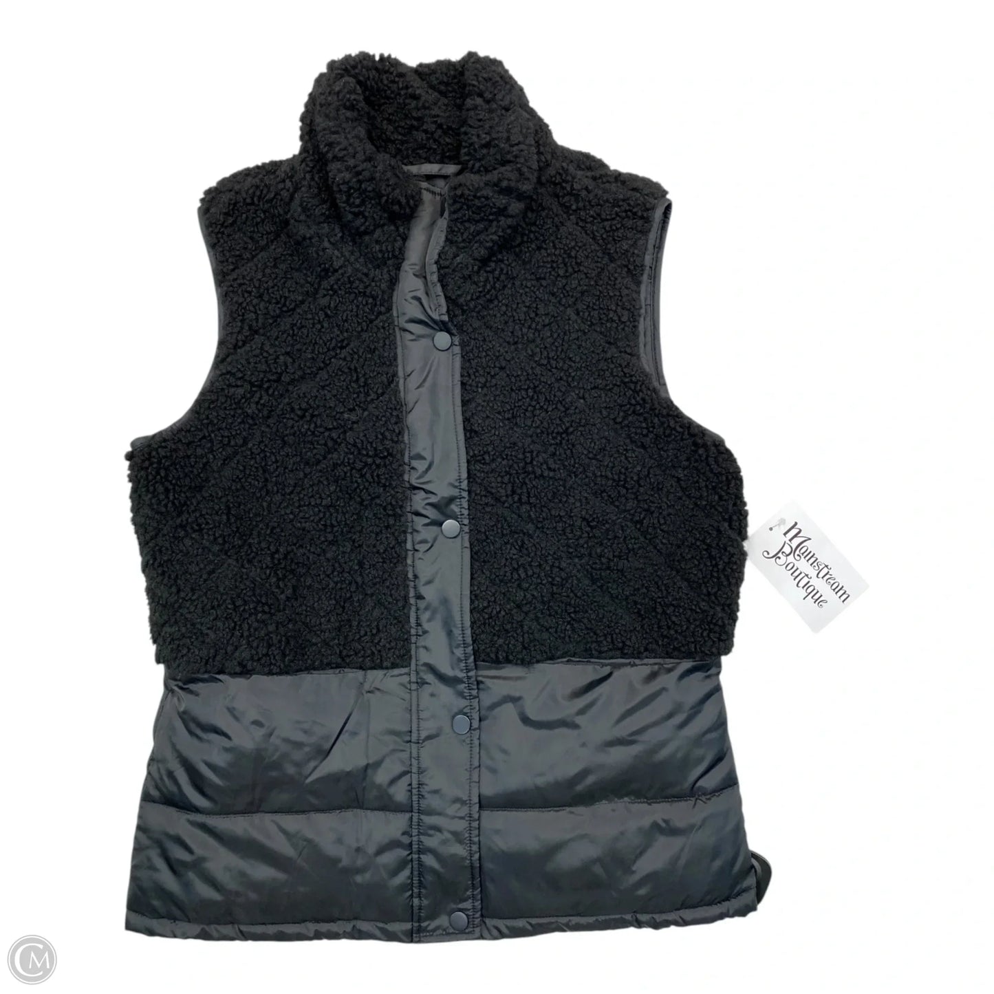 Vest Puffer & Quilted By Cmc In Black, Size: Xs