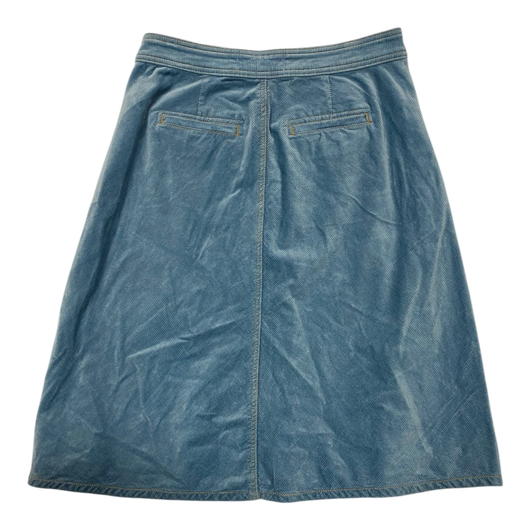 Skirt Midi By Anthropologie In Blue, Size: 8