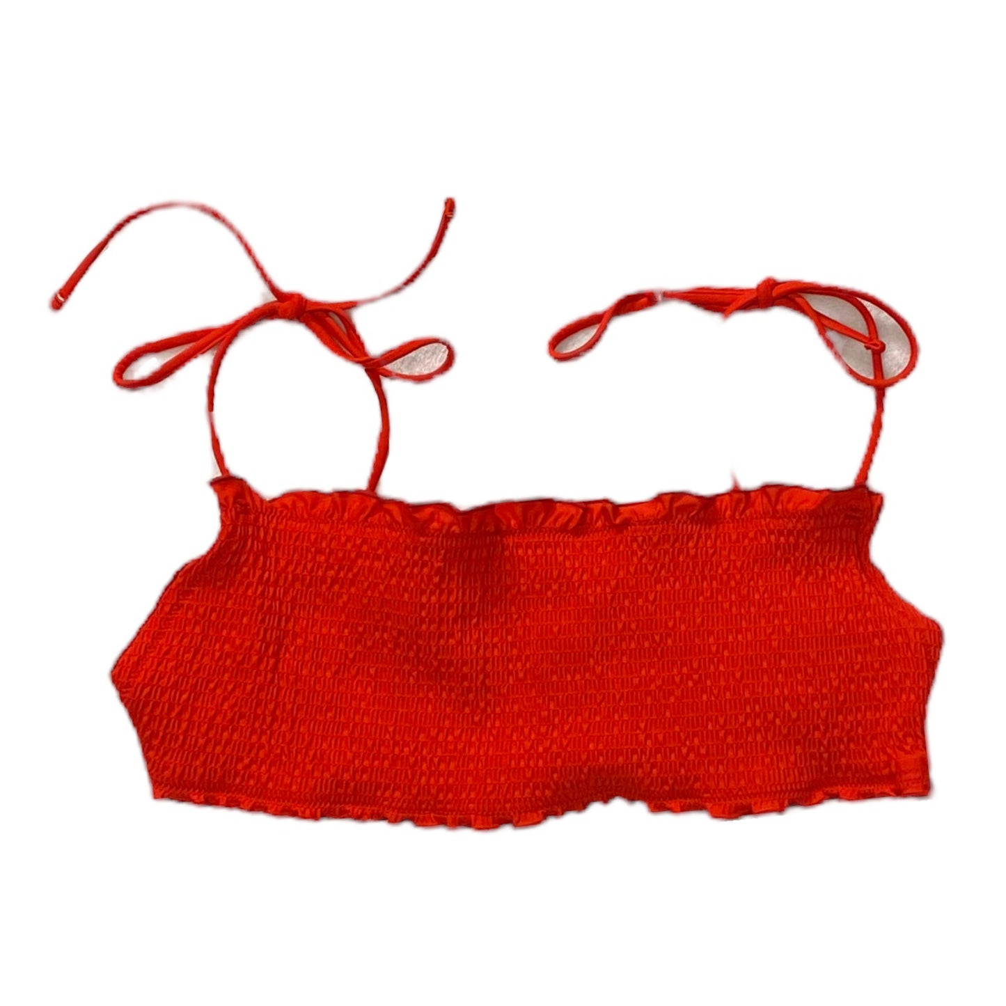 Red Swimsuit Top J. Crew, Size L