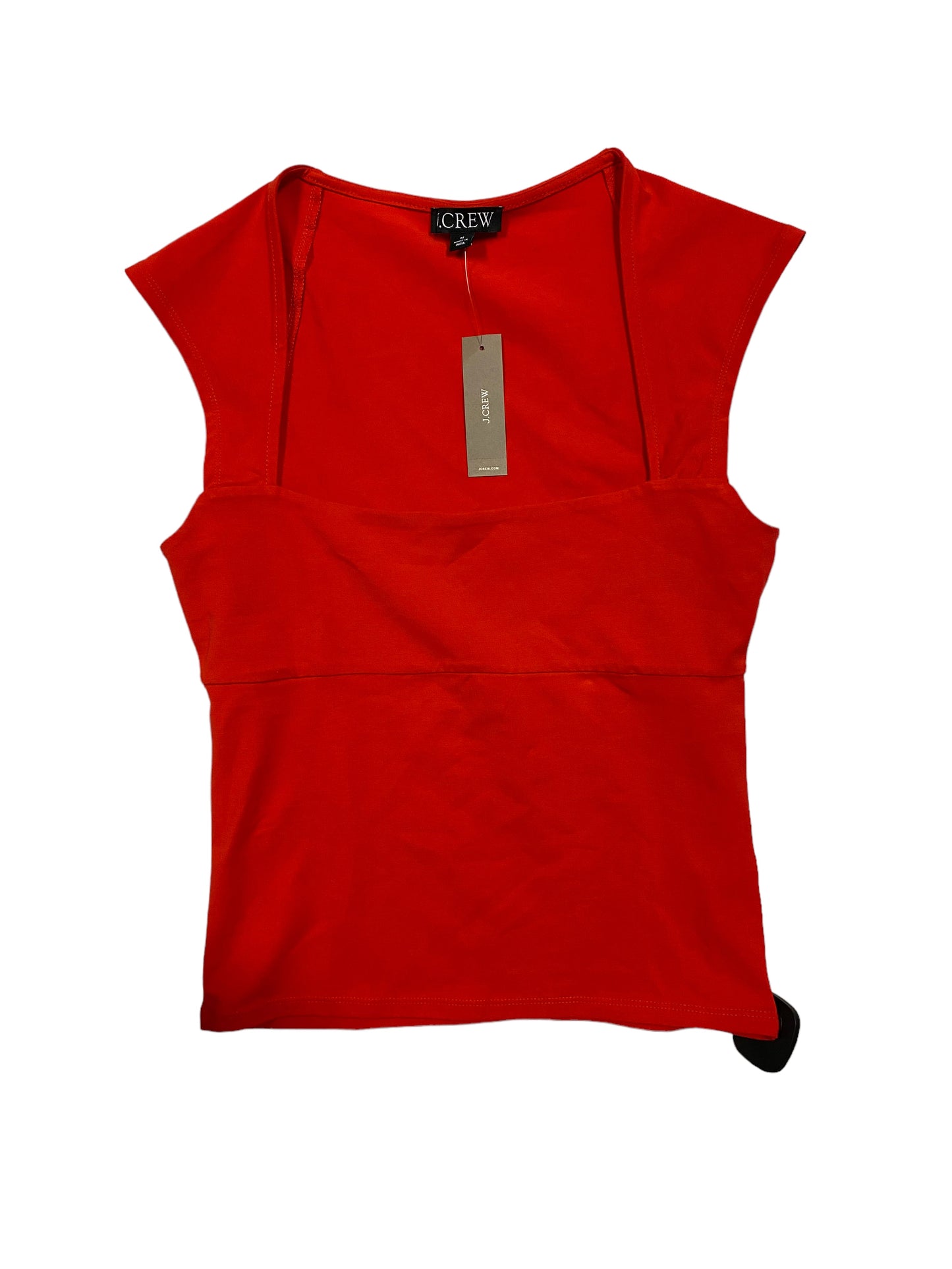 Red Top Short Sleeve J. Crew, Size M