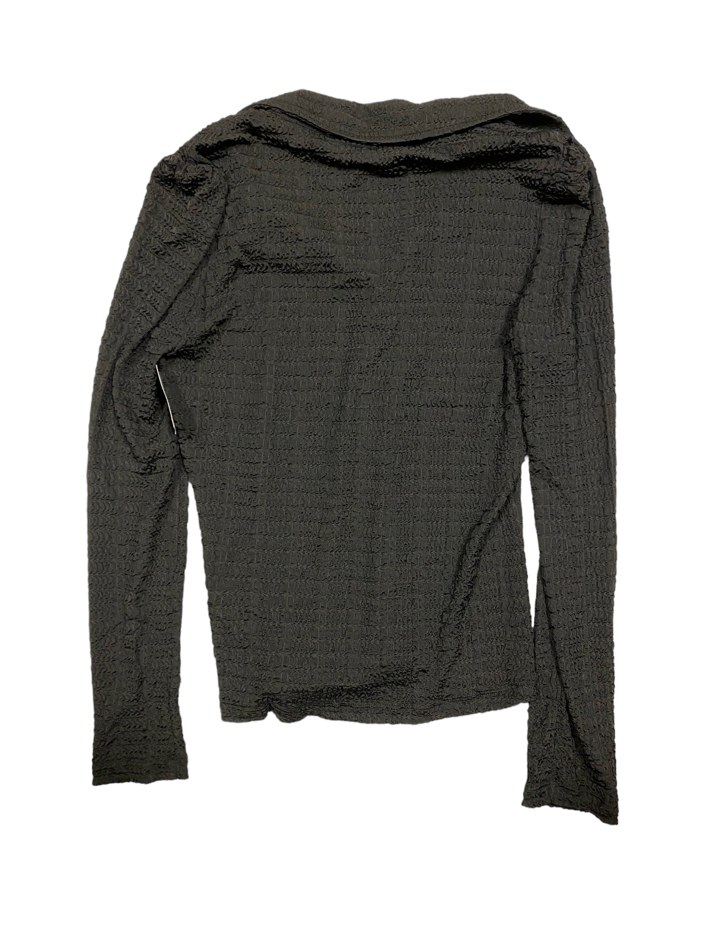 Top Long Sleeve By Philosophy In Black, Size: M