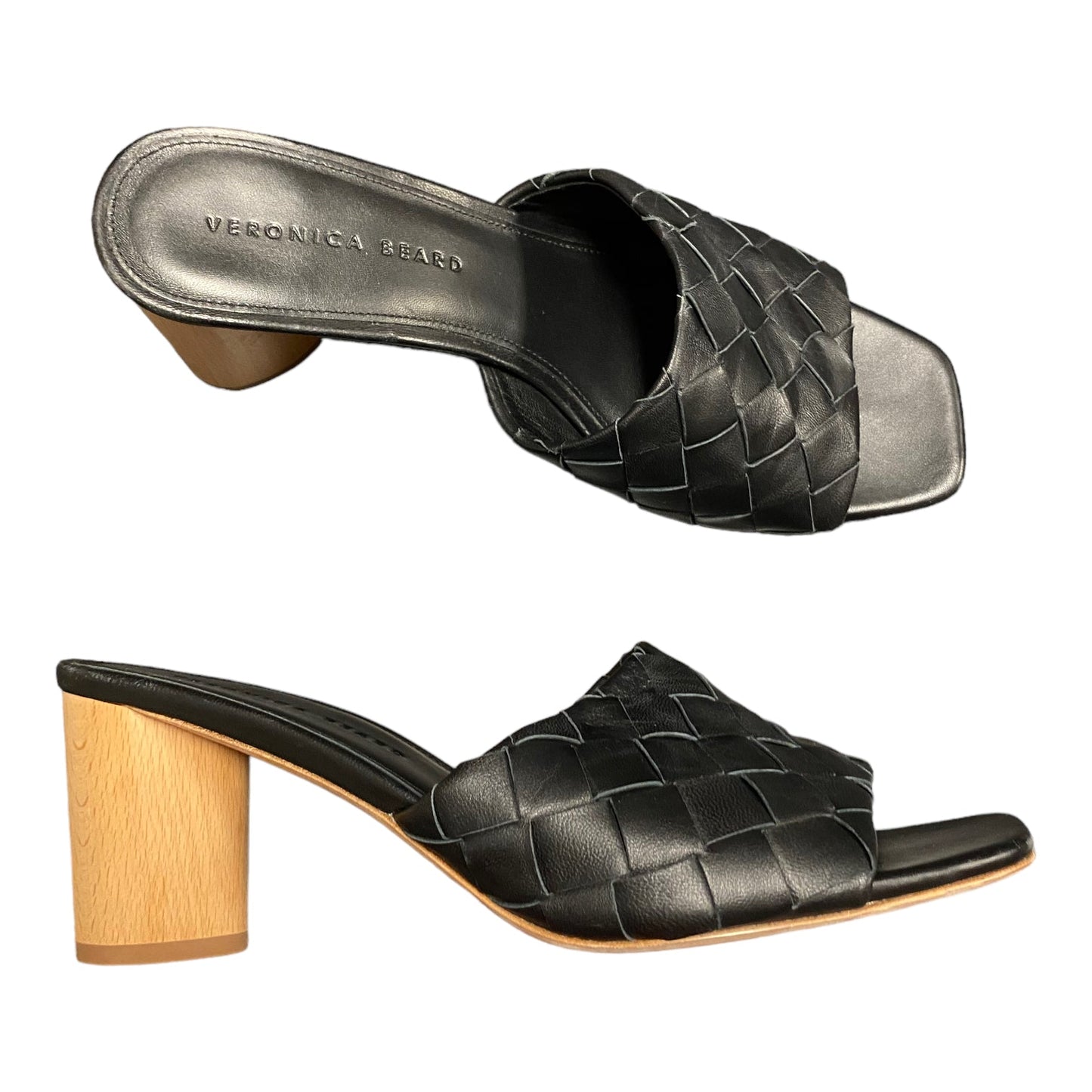 Sandals Designer By Veronica Beard In Black, Size: 9.5