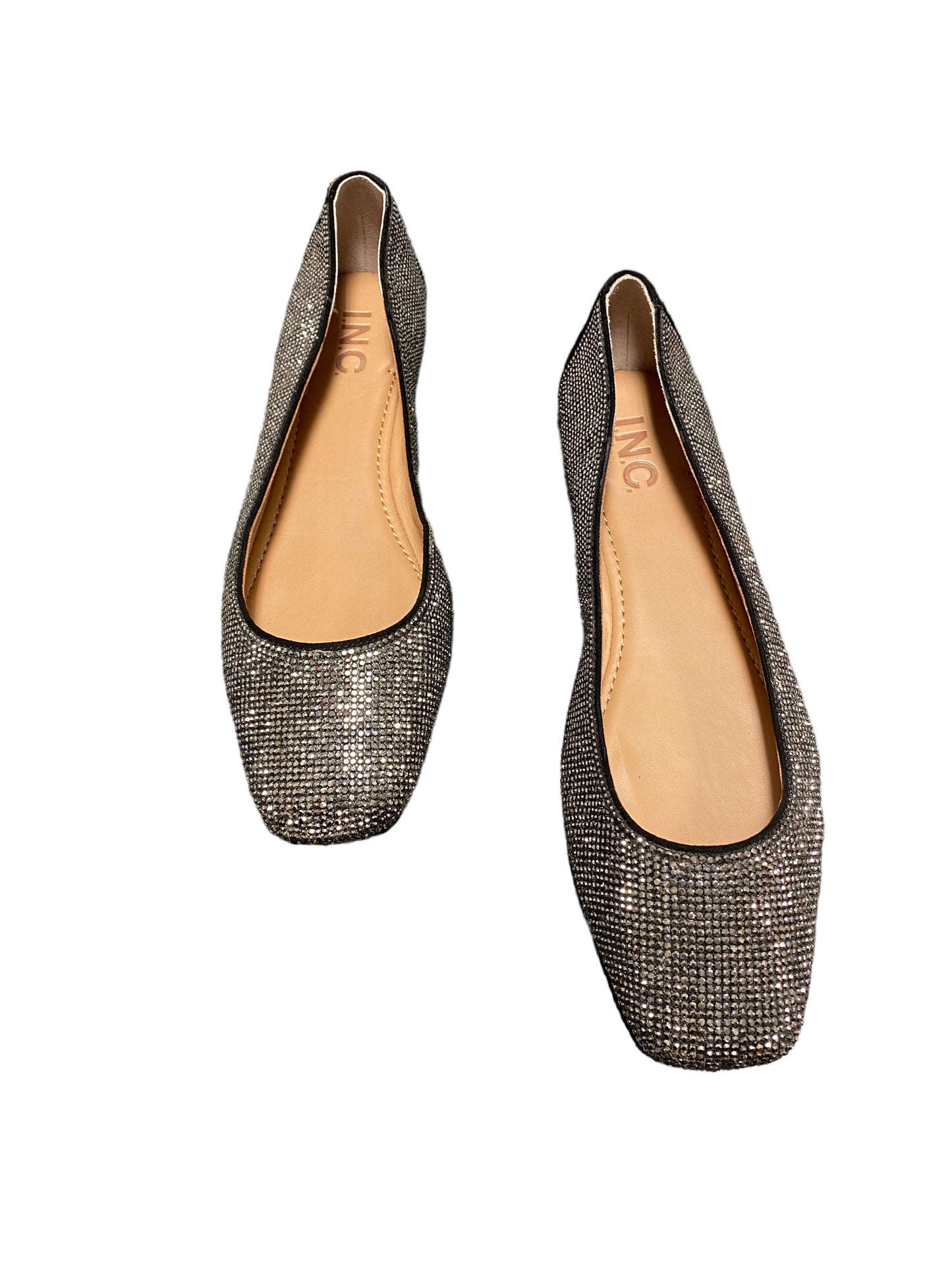Silver Shoes Flats Inc, Size 8.5
