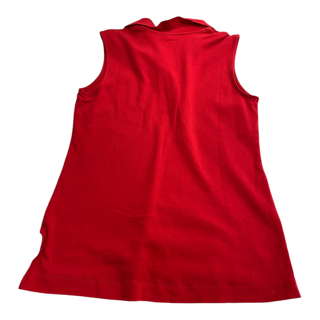 Top Sleeveless By Croft And Barrow In Red, Size: S