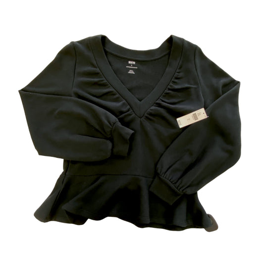 Black Top Long Sleeve Maeve, Size S