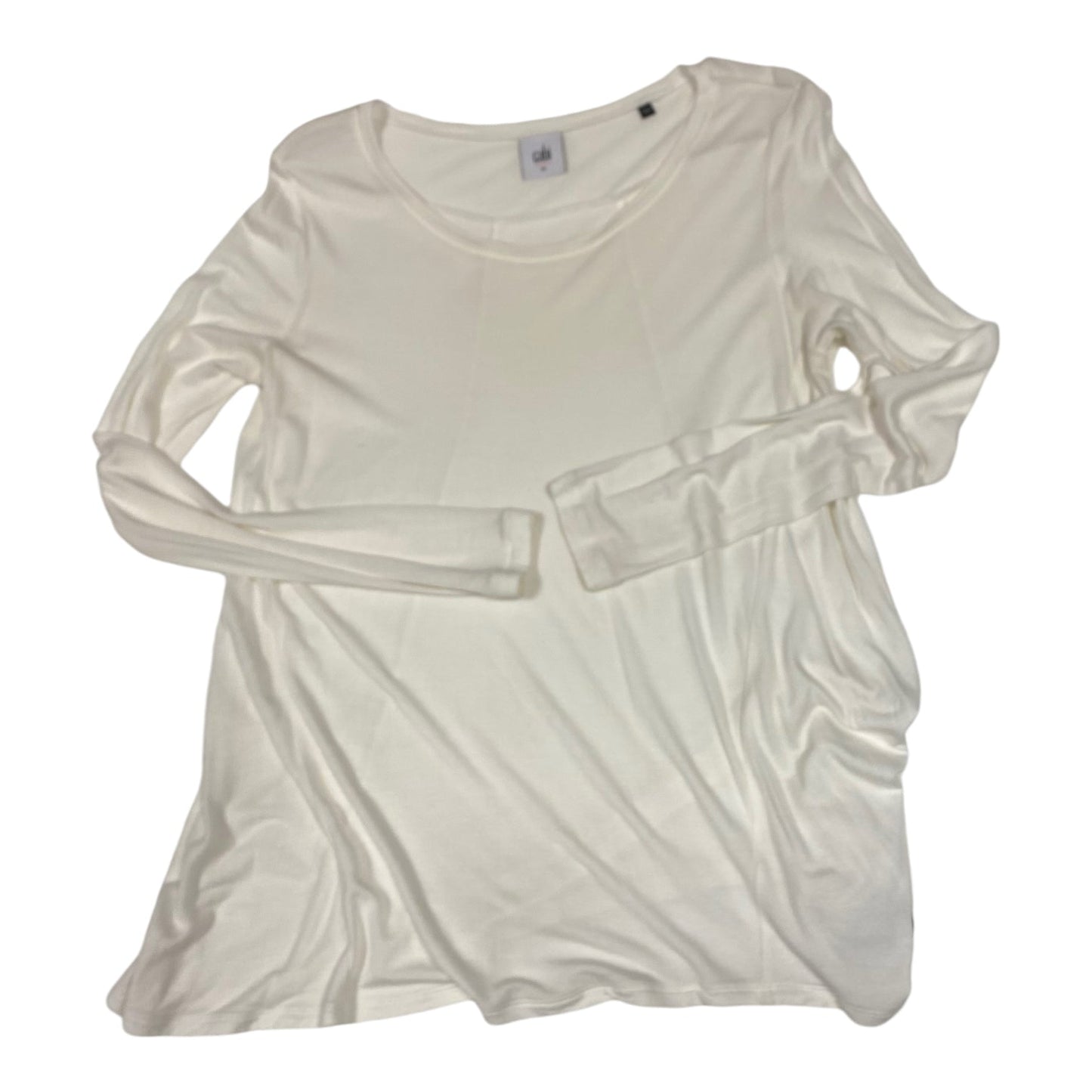 Top Long Sleeve By Cabi In White, Size: Xs