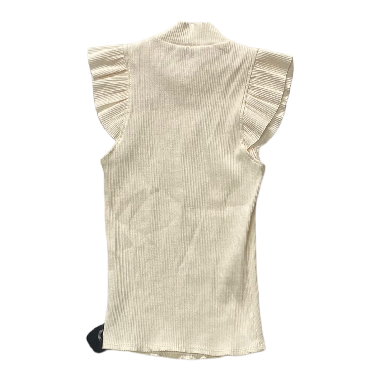 Cream Top Sleeveless Mi Ami, Size Xs