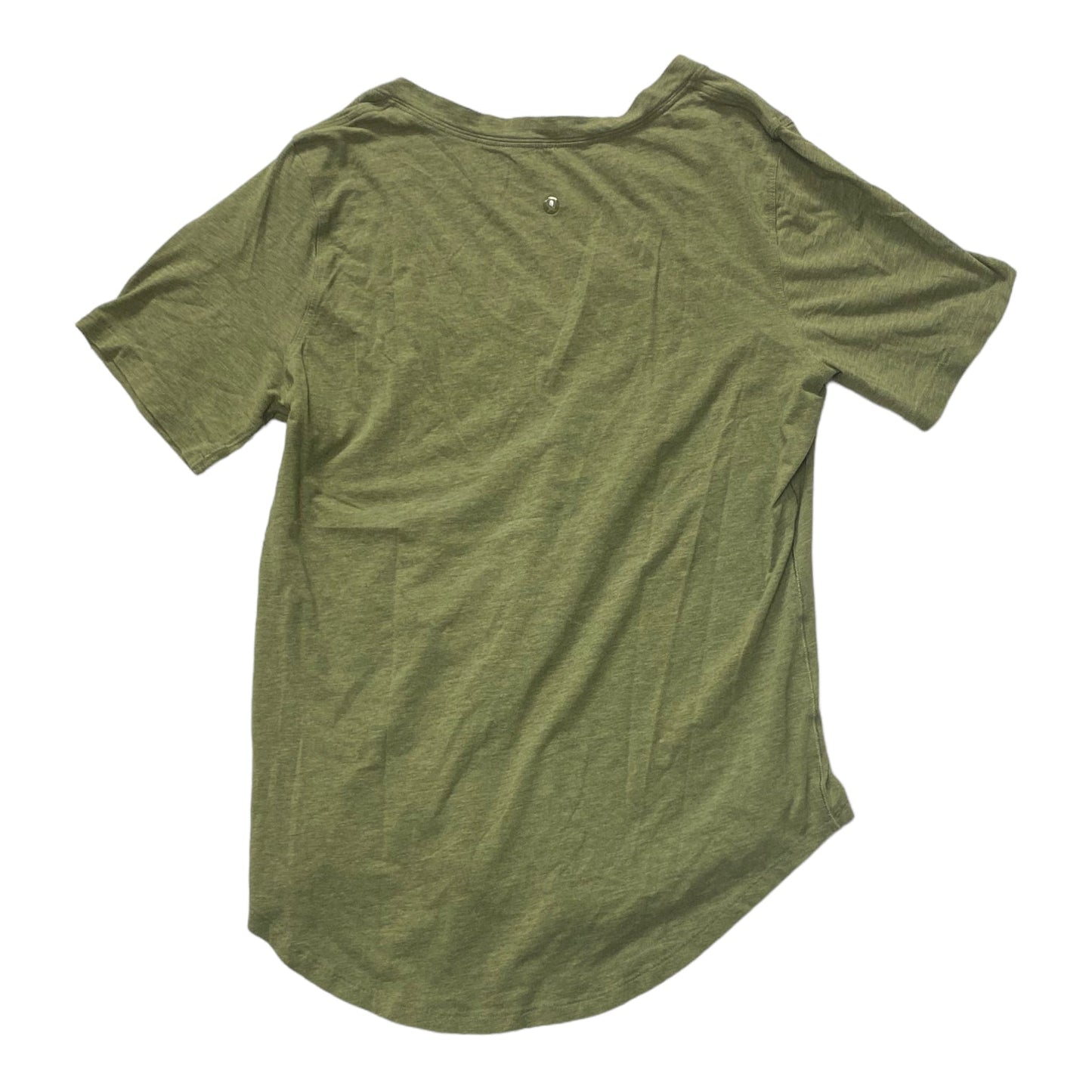 Green Athletic Top Short Sleeve Lululemon, Size L
