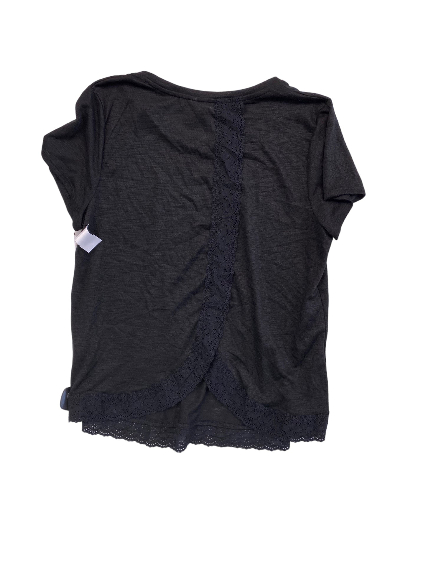 Black Top Short Sleeve Lc Lauren Conrad, Size Xl