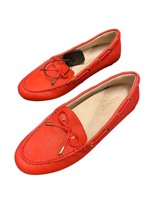 Red Shoes Flats Vionic, Size 8