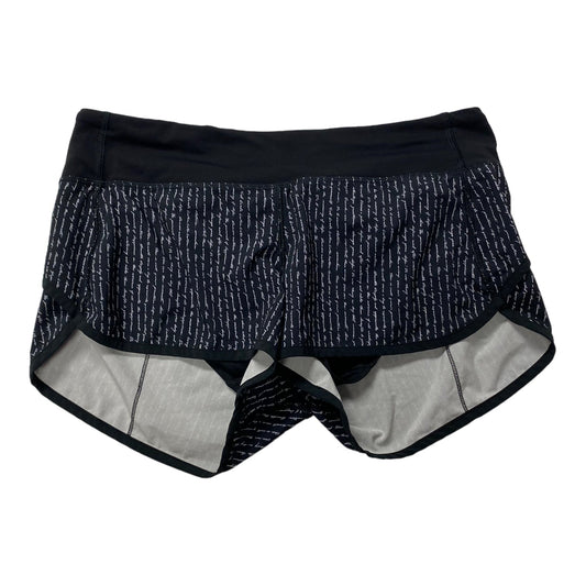 Black & White Athletic Shorts Lululemon, Size 6