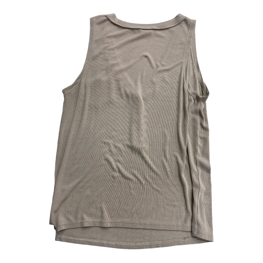 Top Sleeveless By Pol In Tan, Size: S