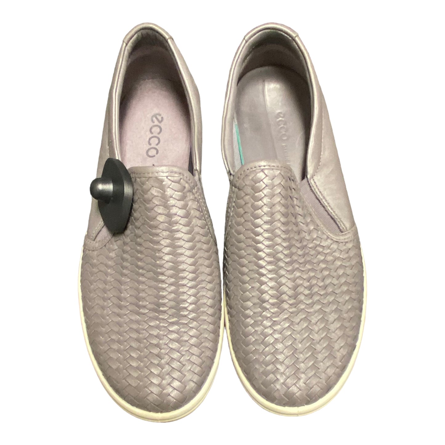 Grey Shoes Flats Ecco, Size 8.5