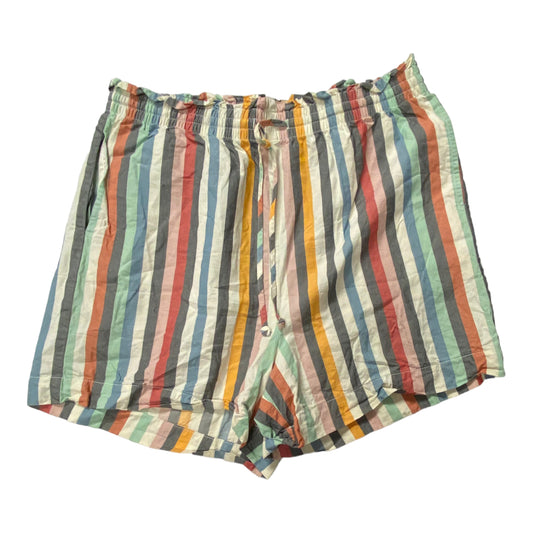 Striped Pattern Shorts Madewell, Size Xl