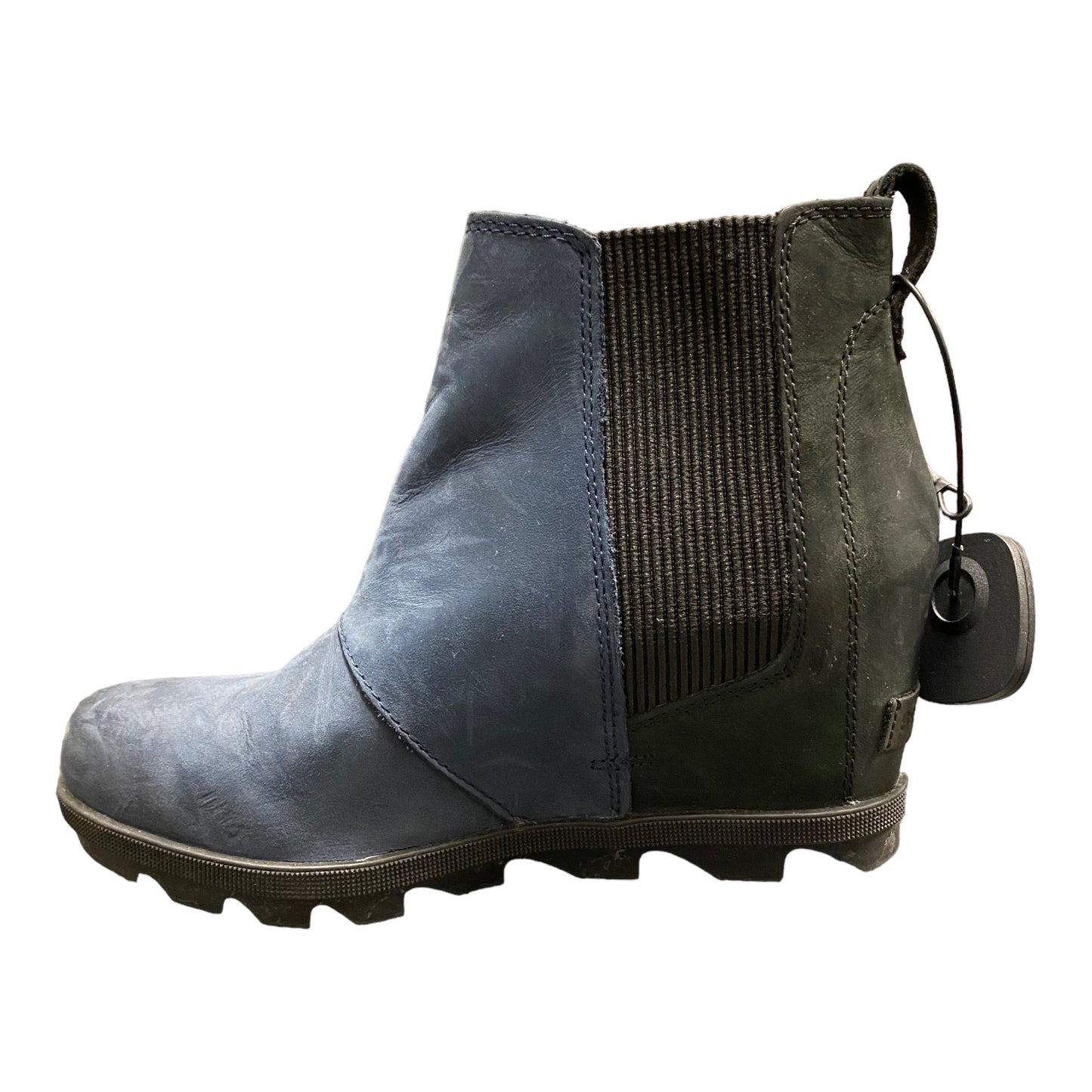 Black & Blue Boots Designer Sorel, Size 8