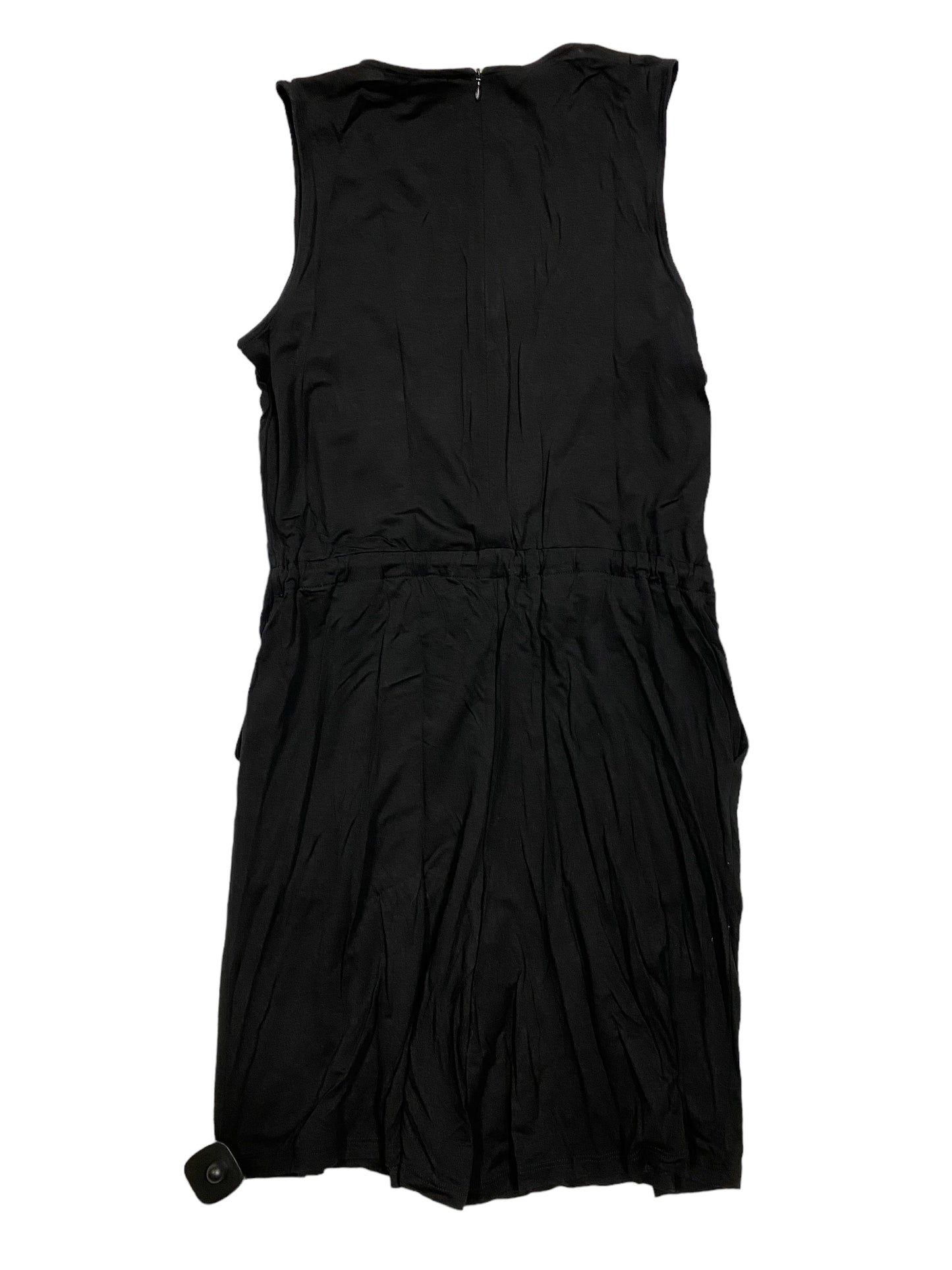 Black Romper Designer Eileen Fisher, Size Xs