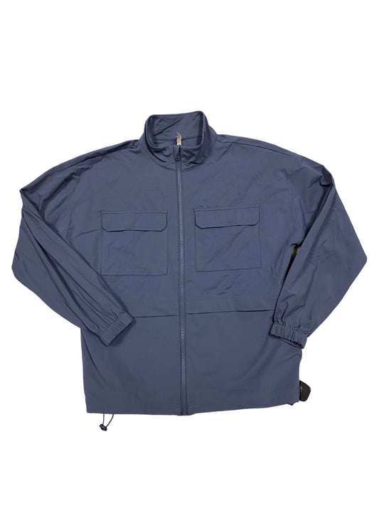 Athletic Jacket By Soma In Blue, Size: M