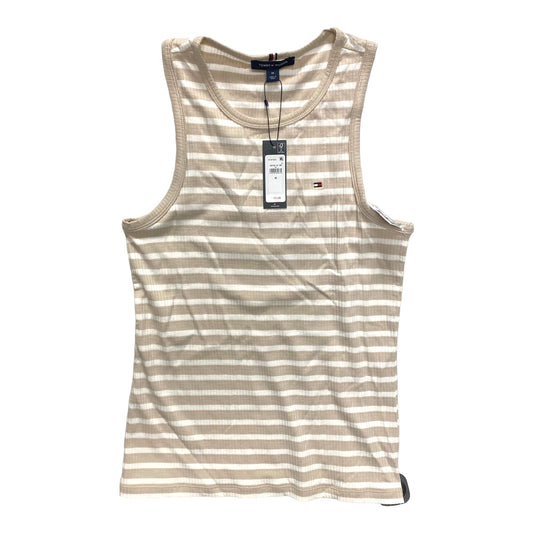 Tank Top By Tommy Hilfiger In Tan & White, Size: M