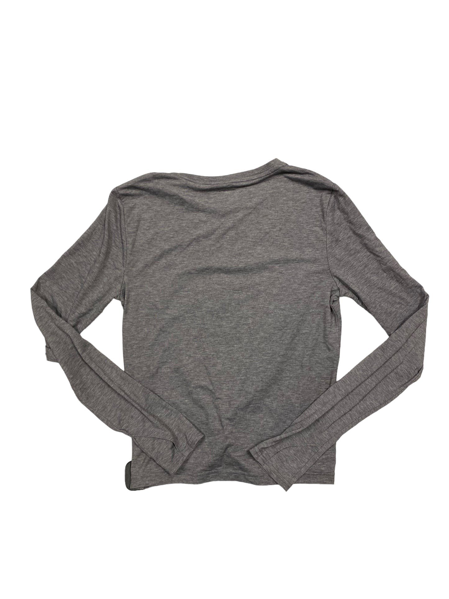 Athletic Top Long Sleeve Crewneck By Athleta In Grey, Size: S