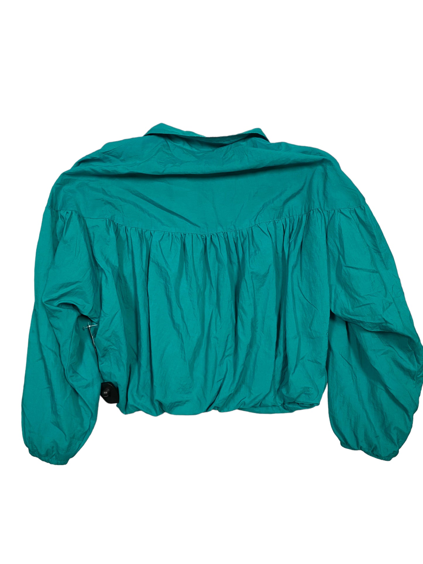 Jacket Windbreaker By Free People In Green, Size: Xs