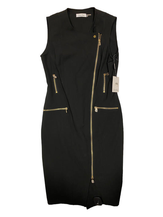 Dress Work By Calvin Klein In Black, Size: 6