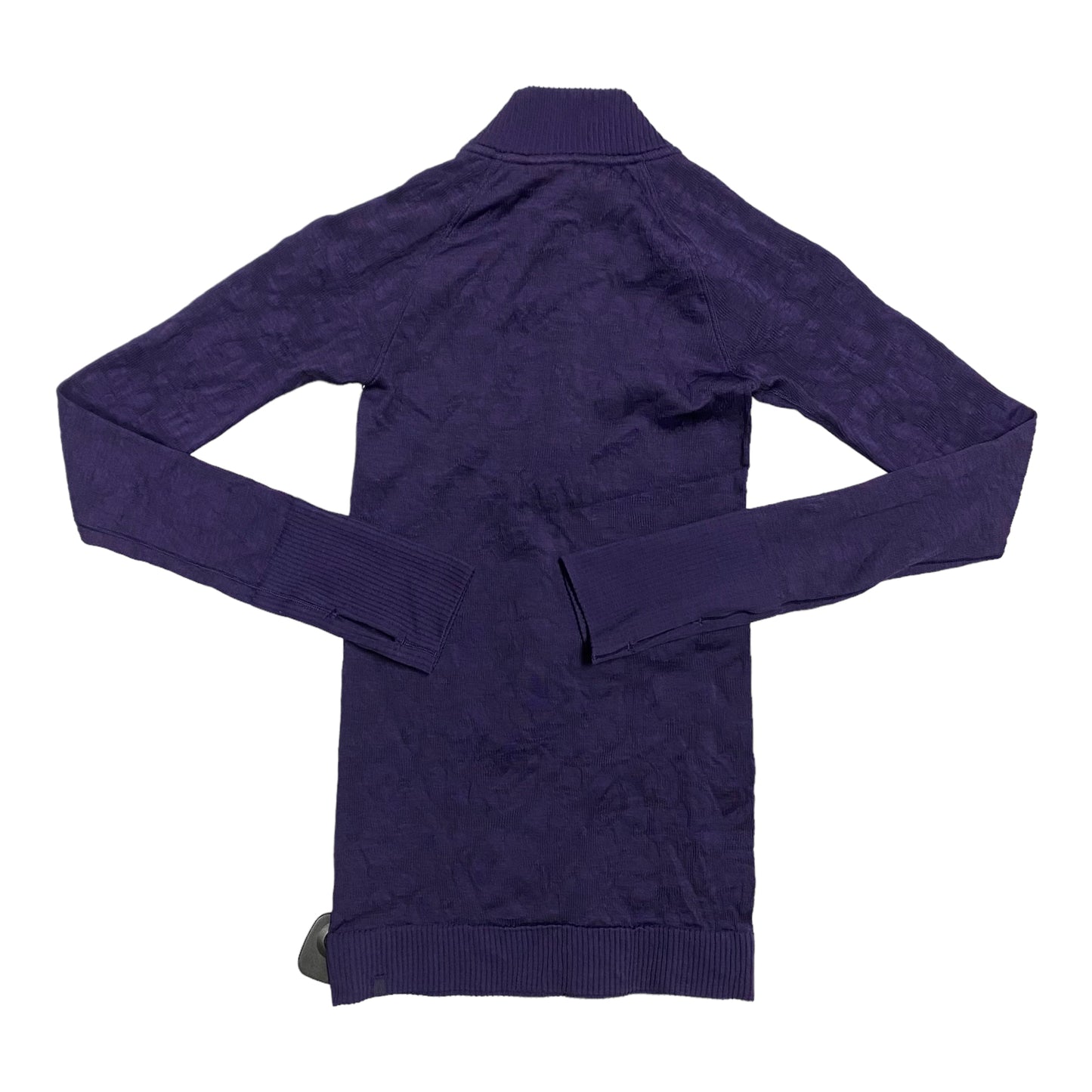 Athletic Top Long Sleeve Collar By Lululemon In Purple, Size: 2