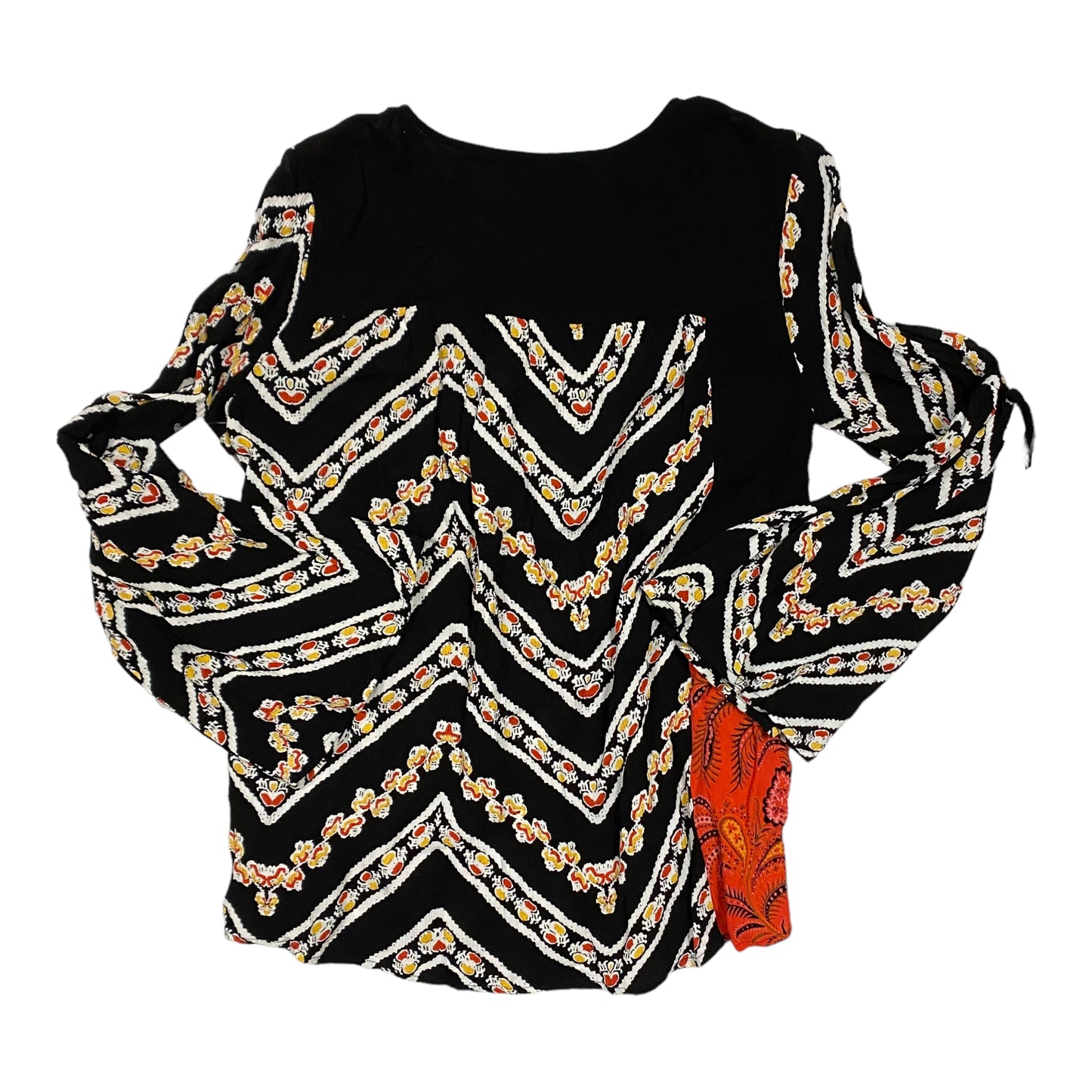 Top Long Sleeve Designer By Desigual In Multi-colored, Size: S