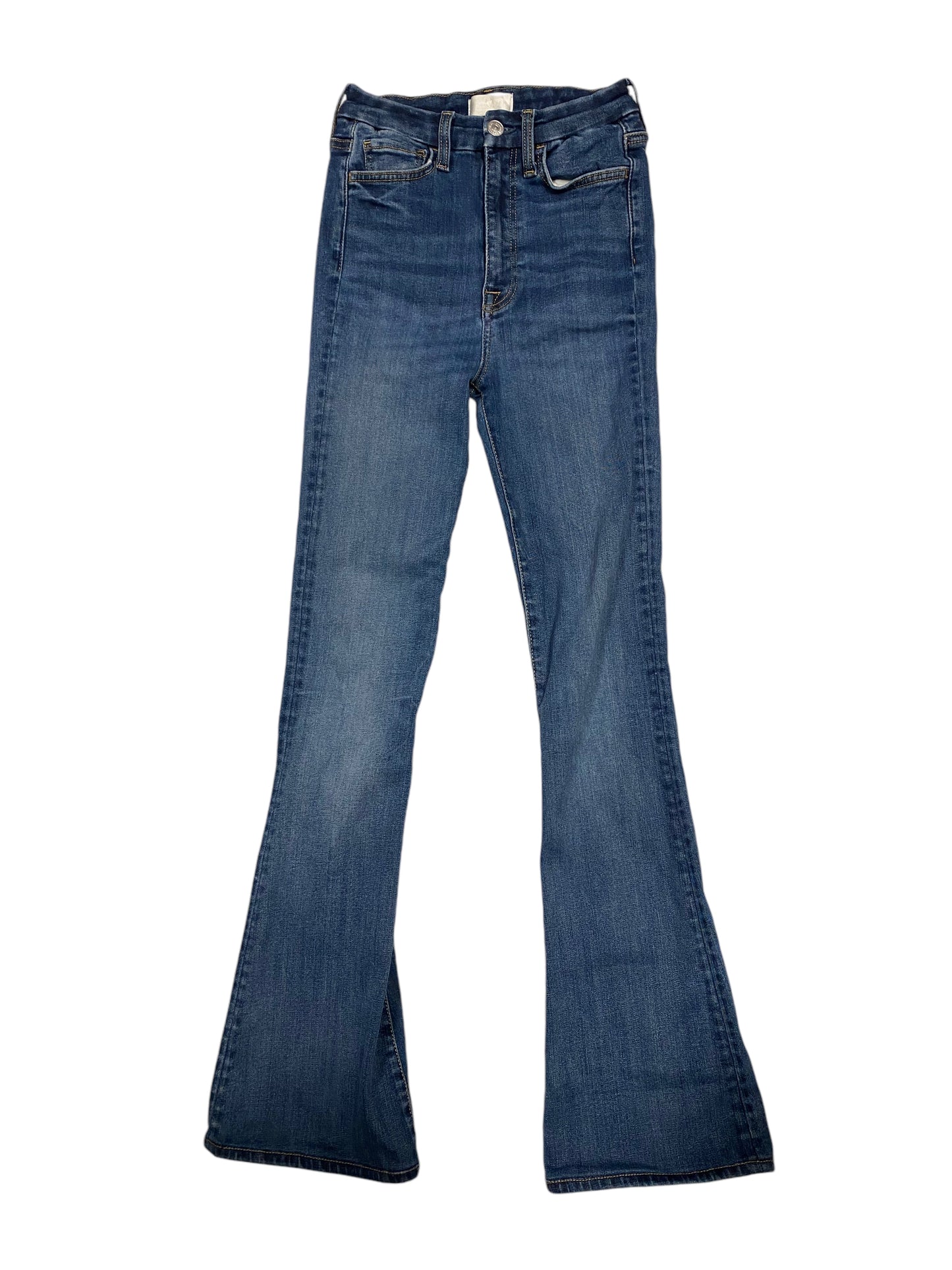 Jeans Flared By 7 For All Mankind In Blue Denim, Size: 0