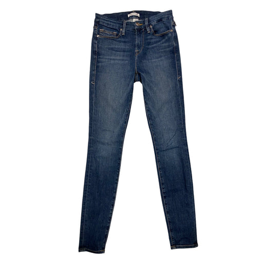 Jeans Skinny By Good American In Blue Denim, Size: 2