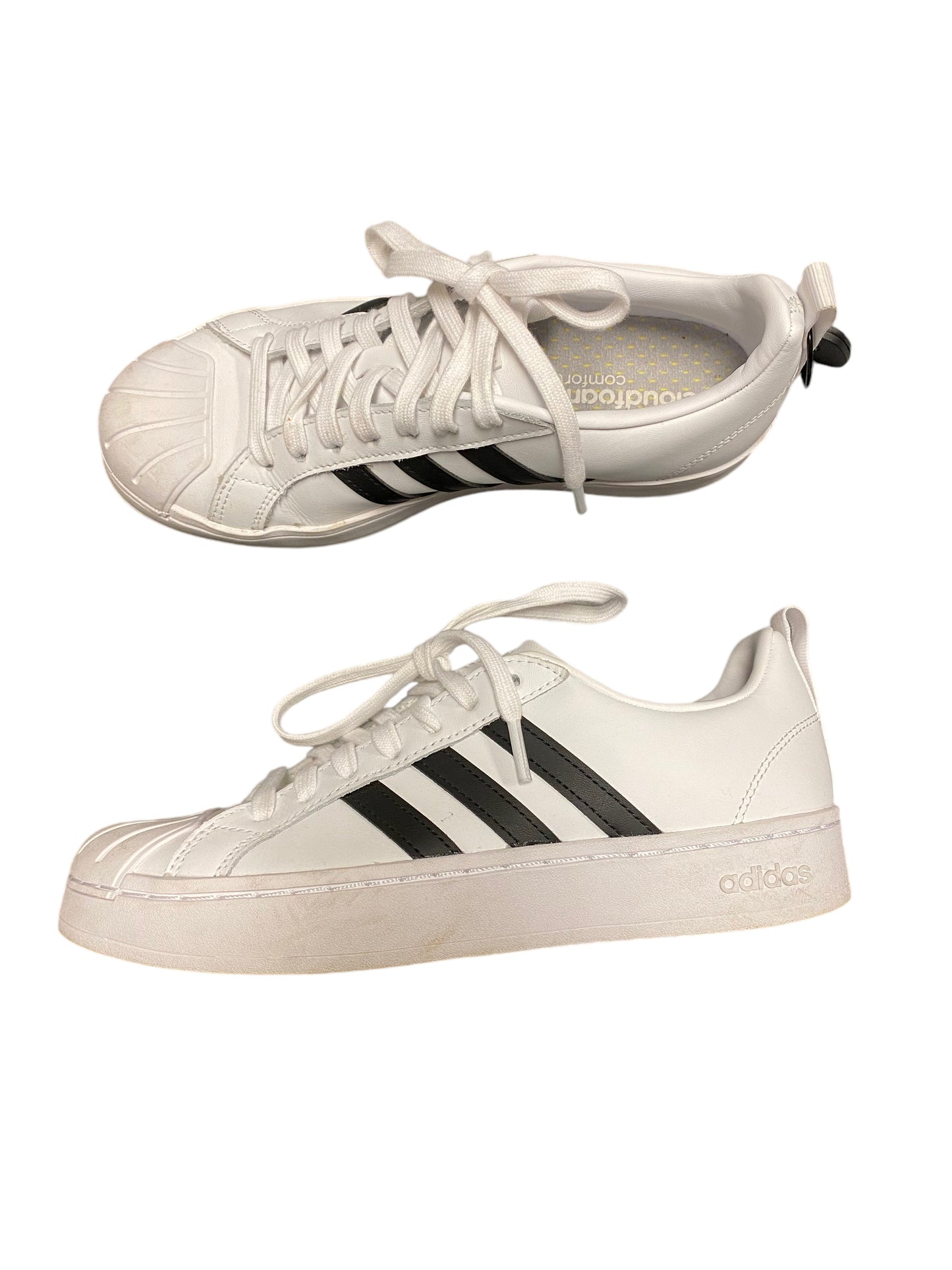 Shoes Sneakers By Adidas In Black & White, Size: 7