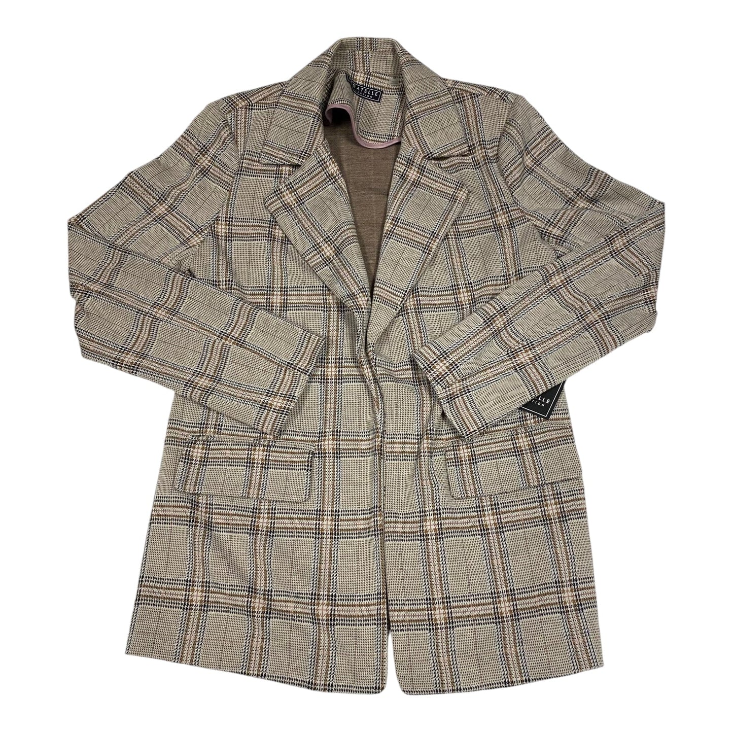 Blazer By BAGATELLE In Plaid Pattern, Size: S